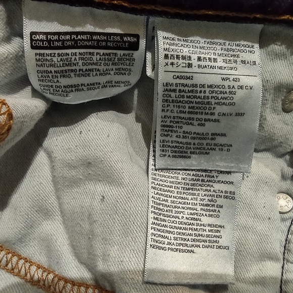 Levi's 511 Classic Blue Jeans Size 36 - Picture 10 of 15
